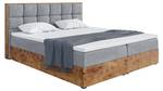 Boxspringbett Lofty 1 Grau - Breite: 189 cm - H4