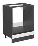 Meuble pour four R-Line 39729 Anthracite - Blanc