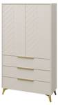 Kleiderschrank Xylix 2D Beige - Holzwerkstoff - 104 x 180 x 40 cm