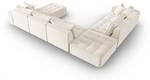 modulares U-Formsofa MIKE 8 Sitzplätze Beige