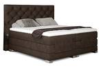 Boxspringbett DIVO Braun - Breite: 198 cm