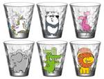 Kinderbecher Bambini Optic 6er Set Glas - 9 x 9 x 9 cm