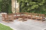 Salon de jardin (lot de 11) 3009723-1 Marron - Marron chevreuil