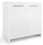 Meuble sous vasque simple Kiko 26469 Blanc brillant