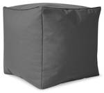 Sitzsack-Hocker Pouf "Cube" 40x40x40cm Grau