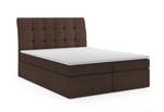 Boxspringbett BRUNOS 120 cm CS2307 Dunkelbraun