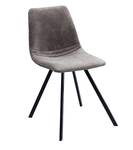 Stuhl AMSTERDAM CHAIR Grau - Taupe - Stahl - Textil