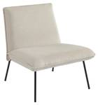 Fauteuil POLA Beige - Textile - 73 x 70 x 69 cm