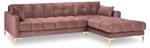 Ecksofa MAMAIA 5 Sitzplätze Pink