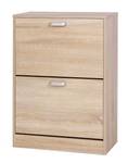 Schuhschrank Schuhkommode Braun - Holzwerkstoff - 84 x 24 x 60 cm