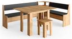 Sitzecke Roman 210x150cm Hocker Tisch Eiche Dekor