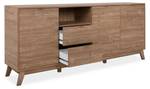 Sideboard Budapest Braun - Holzwerkstoff - 40 x 83 x 198 cm