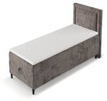 Boxspringbett Alma Braun - Breite: 80 cm - H2