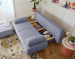 3-Sitzer Sofa CRISTAL Blaugrau