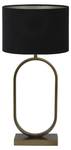 Lampe de table Jamiri/Velours Noir - Bronze