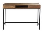 Schreibtisch LINA Braun - Massivholz - 60 x 80 x 120 cm