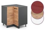 Eckschrank R-Line 34892 Anthrazit - Sonoma Eiche Trüffel Dekor