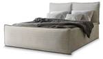 Boxspringbett MONTA Creme - Breite: 180 cm