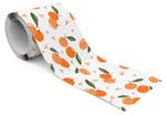 Bande Décorative ORANGES Fruit Agrumes Vert - Orange - Blanc - Papier - Textile - 10 x 300 x 300 cm