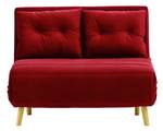 Ausklappbares Sofa Flic Rot