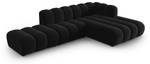 modulares Ecksofa LUPINE 5 Sitzplätze Schwarz