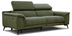 Relaxsofa Fiero 3-Sitzer Olivgrün