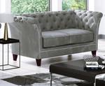 Sonya 2-Sitzer Chesterfield Sofa Grau