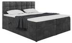 Boxspringbett Tapo 1 Schwarz - Breite: 120 cm - H4