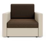 Sofa HEVI Beige - Braun - Breite: 98 cm