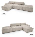 Ecksofa Thymen Beige - Ecke davorstehend rechts