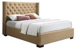 Bett mit Bettkasten MASSIMO Beige - 214 x 142 x 197 cm