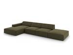 Ecksofa JODIE 5 Sitzplätze Grün