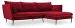 Ecksofa AGATE 4 Sitzplätze Rot