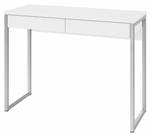 Schreibtisch Fula Weiß - Holz teilmassiv - 102 x 76 x 40 cm