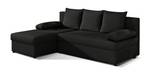 Designer Sofa Cali - Schlaffunktion Anthrazit - Ecke davorstehend rechts