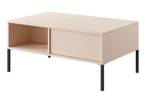 Couchtisch DAST 2S Beige - Holzwerkstoff - Kunststoff - 97 x 45 x 60 cm