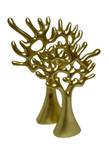 Skulptur Baum Gold