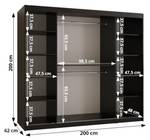 Schwebetürenschrank Old Style 1 Breite: 200 cm