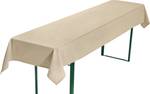 Biertisch Tischdecke 162678 Beige - Breite: 110 cm