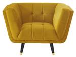 Fauteuil  SAMANTHA Jaune - Textile - 91 x 76 x 110 cm