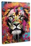 Leinwandbild Lion Brush 70 x 105 cm