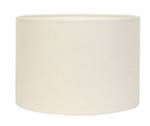 Abat-jour cylindrique Livigno Blanc - Textile - 20 x 15 x 20 cm