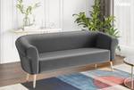 Sofa Emilia (3-Sitzer) Dunkelgrau