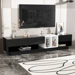 Buffet TV Neptunus Ⅵ Noir - Noir brillant - Blanc