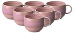 Kaffeetassen Perlemor Coral 6er Set Rosé - Anzahl Teile im Set: 6