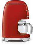 Kaffeemaschine 58043 Rot - Glas - 25 x 26 x 37 cm