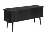 Buffet design bois noir Noir