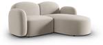 Ecksofa BLAIR 3 Sitzplätze Beige