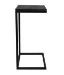 Table d´appoint Read Noir - Bois massif - 38 x 65 x 32 cm