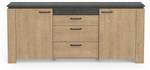 Sideboard Austin Beige - Holzwerkstoff - 42 x 88 x 204 cm